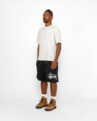 Stüssy Mesh Short Big Basic - Black - Crowdless