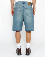 Stüssy Big Ol’ Short Denim - Washed Blue - Crowdless