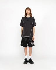 Stüssy Wave Cotton Crew - Black - Crowdless