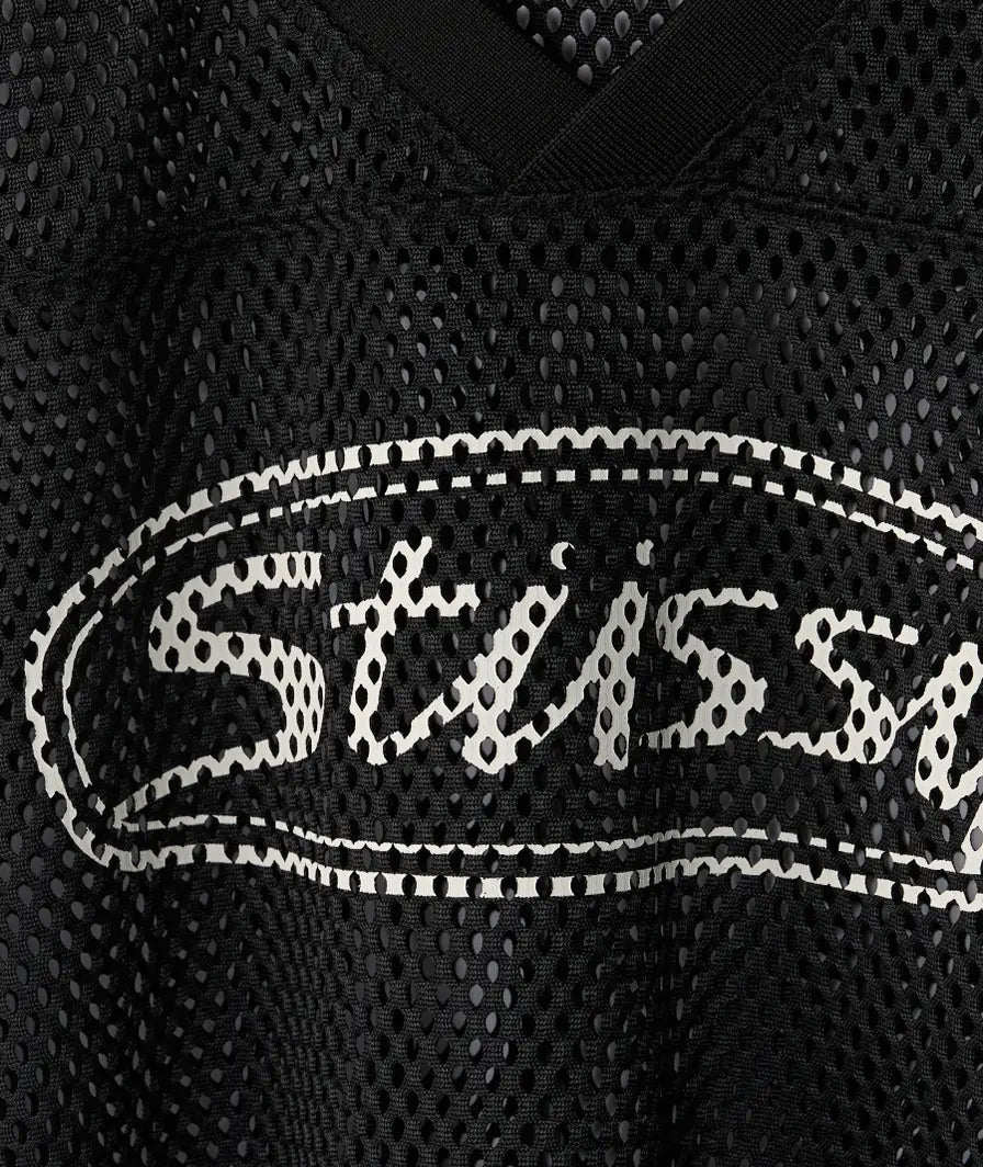 Stüssy Trucker Team Jersey - Black - Crowdless
