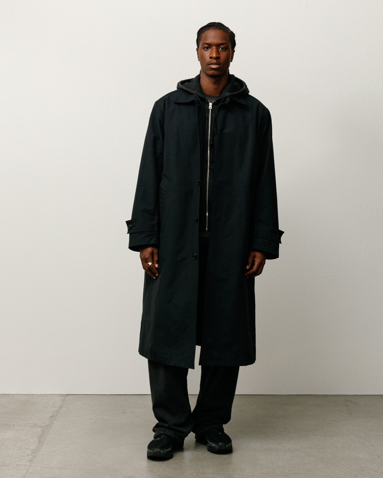 Stüssy All Season Trench - Black - Crowdless