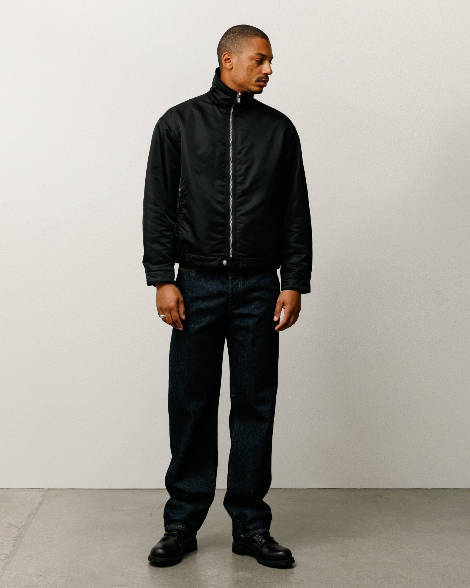 Stüssy Pile Lined Zip Jacket - Black - Crowdless