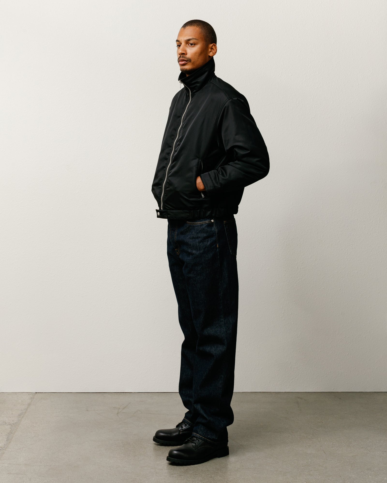 Stüssy Pile Lined Zip Jacket - Black - Crowdless