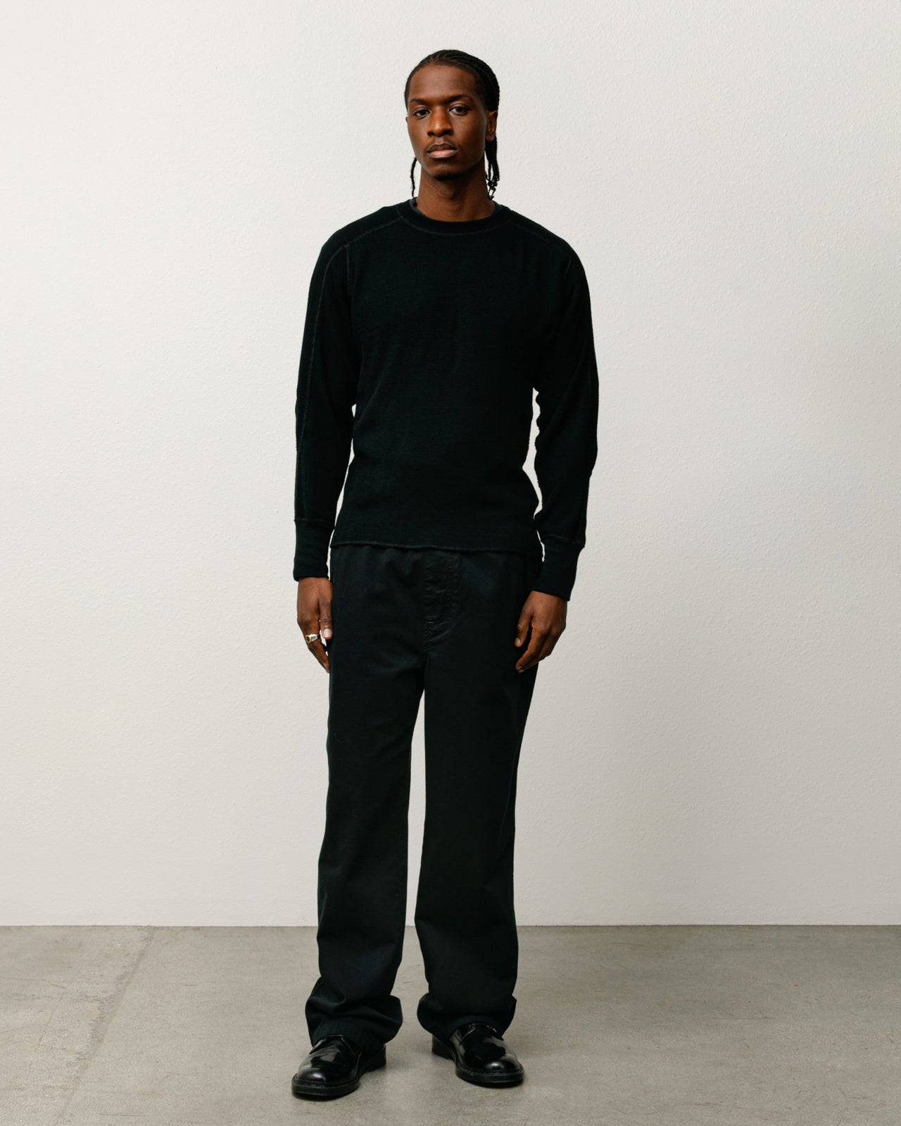 Stüssy Beach Pant Cotton Twill - Black - Crowdless