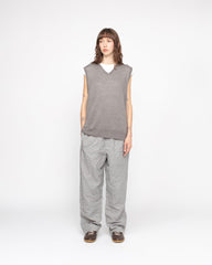 Stüssy Loose Knit Linen Vest - Stone - Crowdless