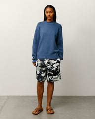Surfman Mock Sweater - Washed Blue