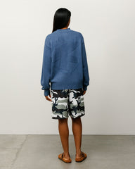 Surfman Mock Sweater - Washed Blue