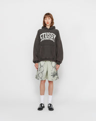 Stüssy Relaxed Hoodie International - Washed Black - Crowdless