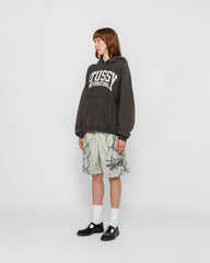 Stüssy Relaxed Hoodie International - Washed Black - Crowdless