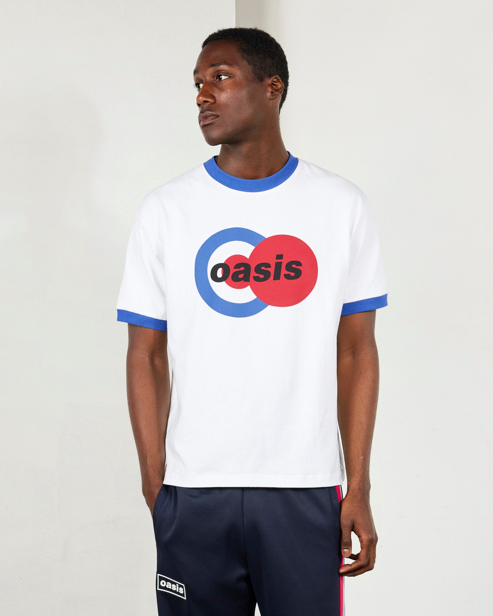 Pleasures 1996 Ringer Shirt - White - Crowdless