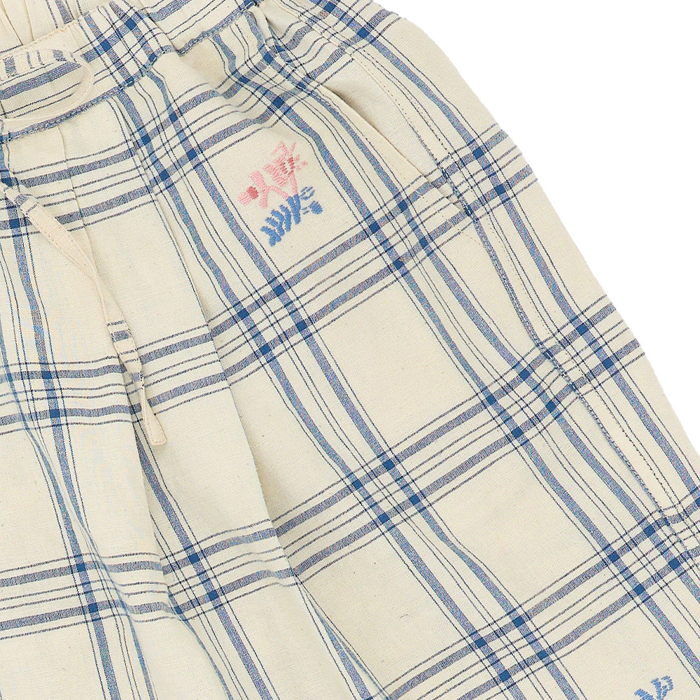 Story mfg Bridge Shorts - French Gingham Interrupted - Crowdless