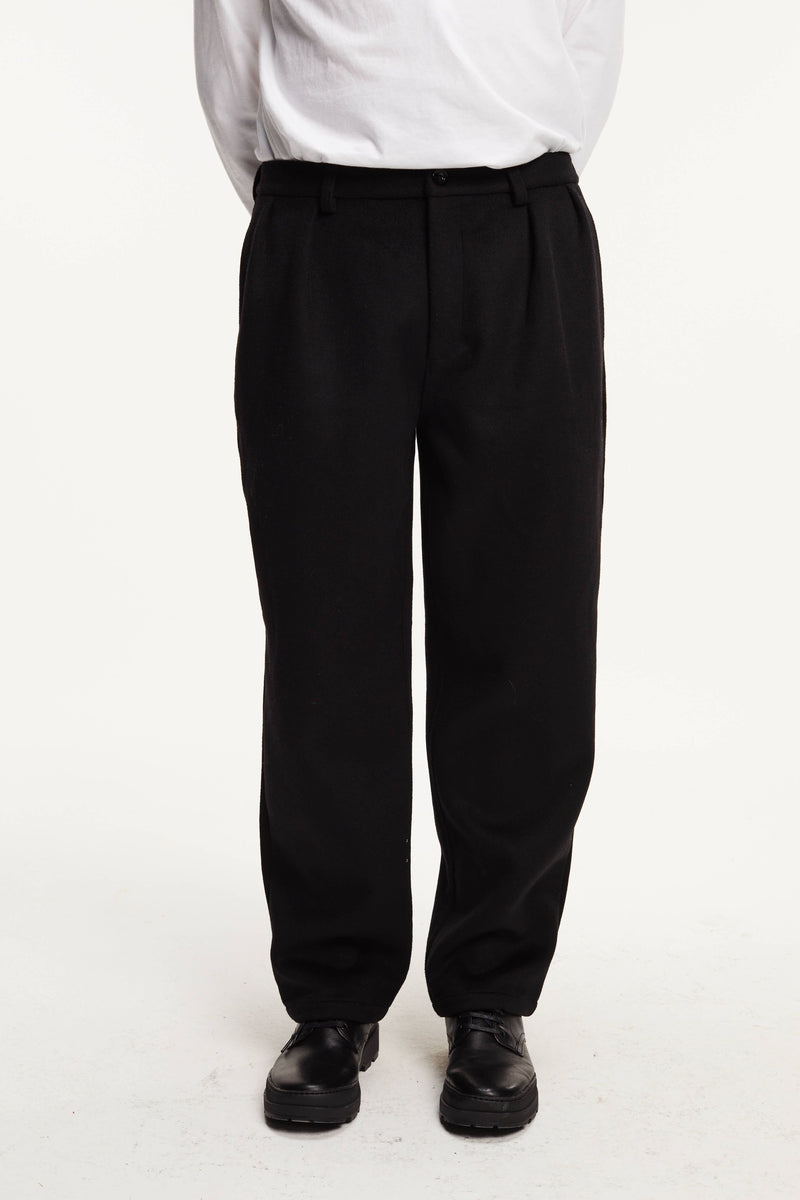 Pop Trading Company Pop Wool Suit Pant - Black - Crowdless