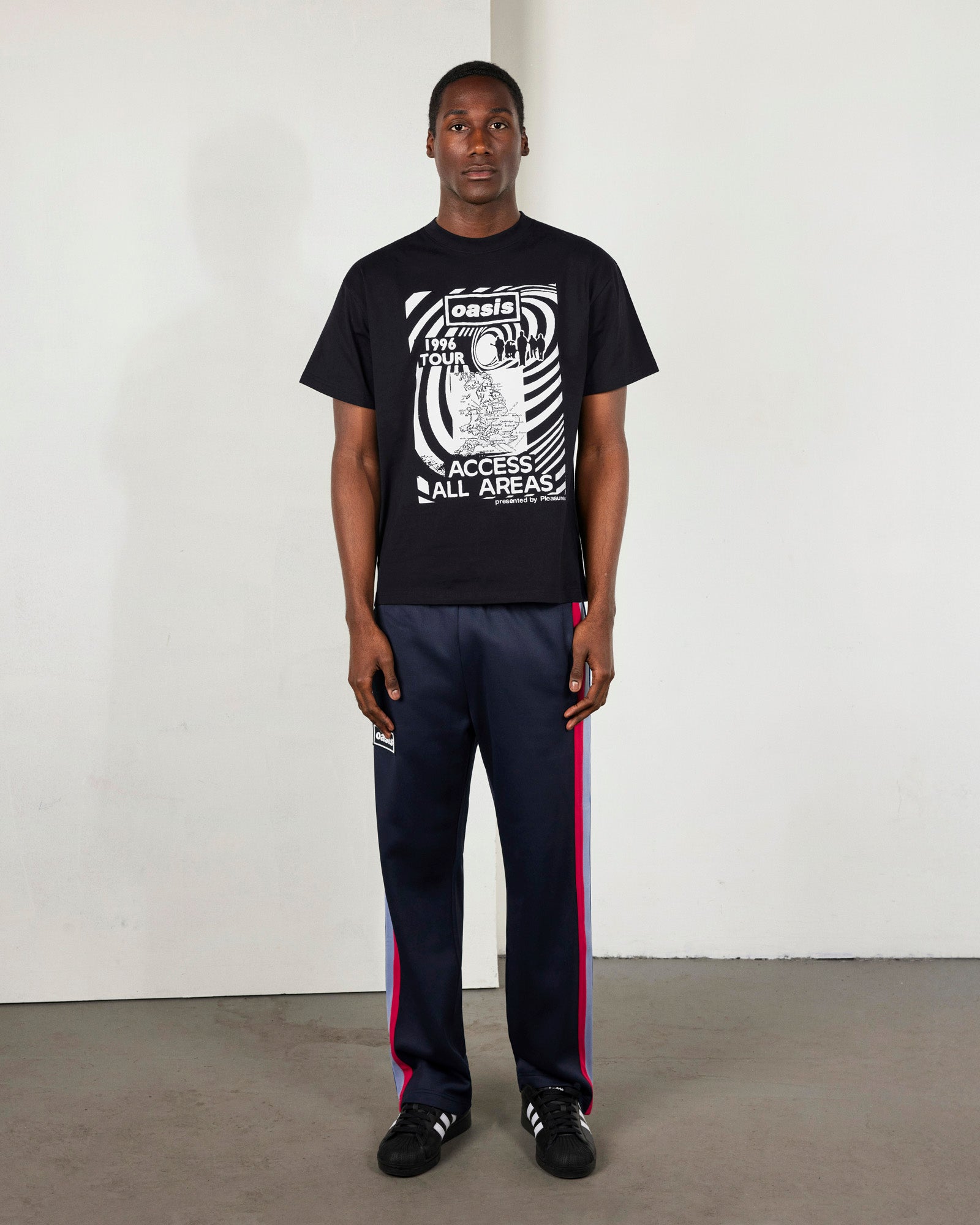 Pleasures All Access T-Shirt - Black - Crowdless