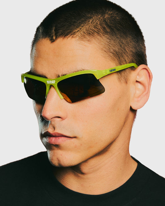 Boiler Room Active Sunglasses - Lime