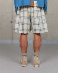 Story mfg Bridge Shorts - French Gingham Interrupted - Crowdless