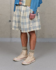 Story mfg Bridge Shorts - French Gingham Interrupted - Crowdless