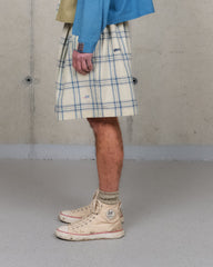 Story mfg Bridge Shorts - French Gingham Interrupted - Crowdless