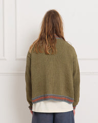 Bulb Knit Cardigan - Olive