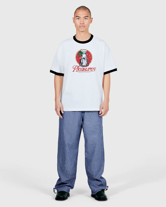 Cat Heavyweight Ringer - White