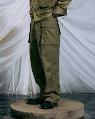 Brain Dead Canvas Overpant - Olive - Crowdless