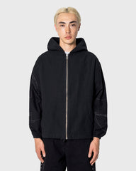 Pleasures Digital Zip Poncho Hoodie - Black - Crowdless