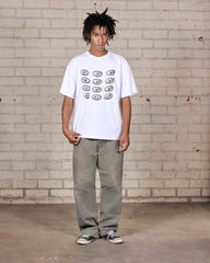 Buttons Tee - White
