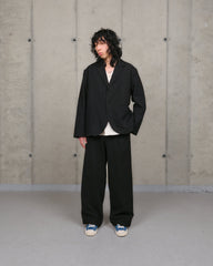 Story mfg Fenn Trousers - Black Slub - Crowdless