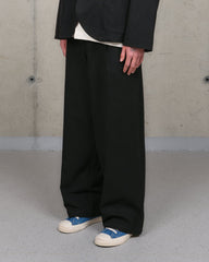 Story mfg Fenn Trousers - Black Slub - Crowdless
