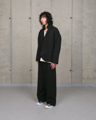 Story mfg Fenn Trousers - Black Slub - Crowdless