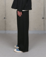 Story mfg Fenn Trousers - Black Slub - Crowdless