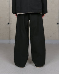 Story mfg Fenn Trousers - Black Slub - Crowdless