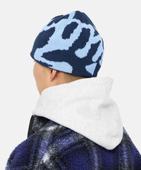 Burly Runningman Beanie - Splatter Blue