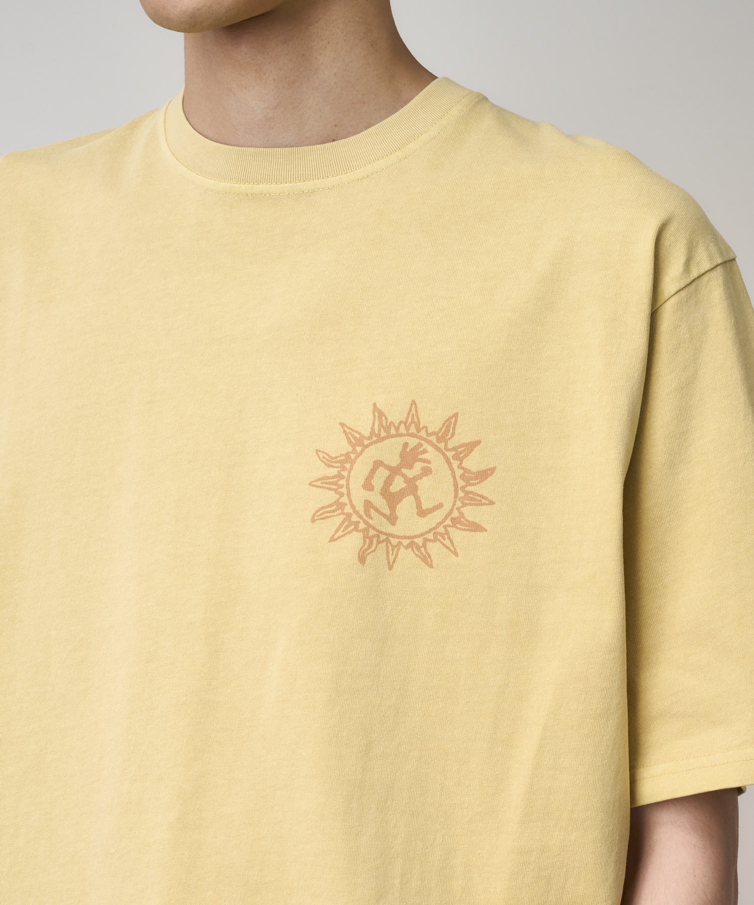 Gramicci Sun Tee - Mustard Pigment - Crowdless