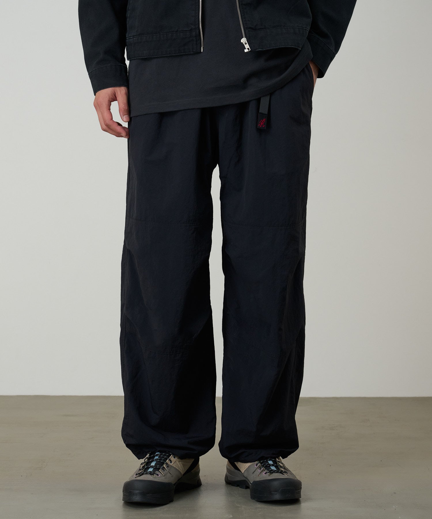 Gramicci Nylon Paneled Trek Pant - Black - Crowdless