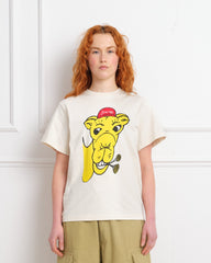 Story mfg Grateful Tee SS - Ecru Camel - Crowdless