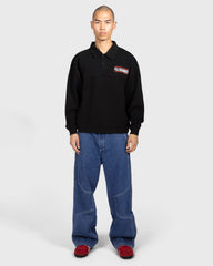 Gentle Polo Sweatshirt - Black
