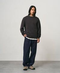 Cotton Knit Crew - Charcoal