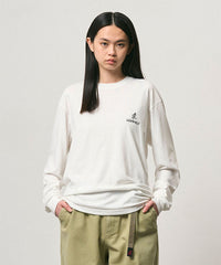 One Point Logo L/S Tee - White