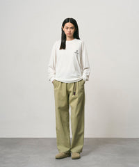 One Point Logo L/S Tee - White