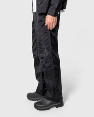 Pleasures Helmets Nylon Work Pants - Black - Crowdless