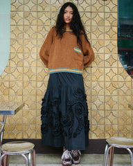 Orbit Skirt - Black Fossil