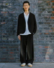 Story mfg Fenn Trousers - Black Slub - Crowdless