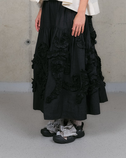 Orbit Skirt - Black Fossil