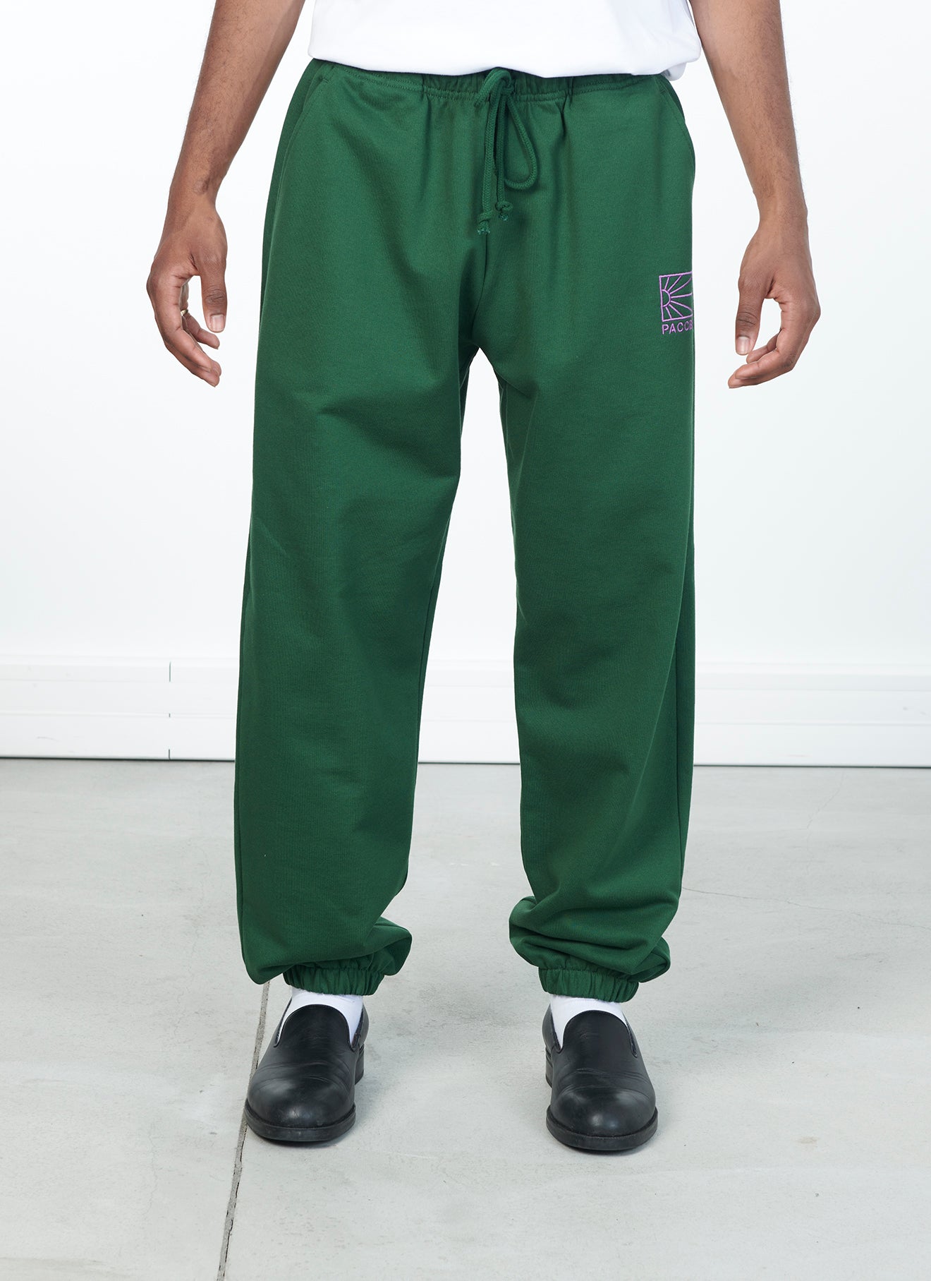 Rassvet Logo Joggers - Dark Green - Crowdless