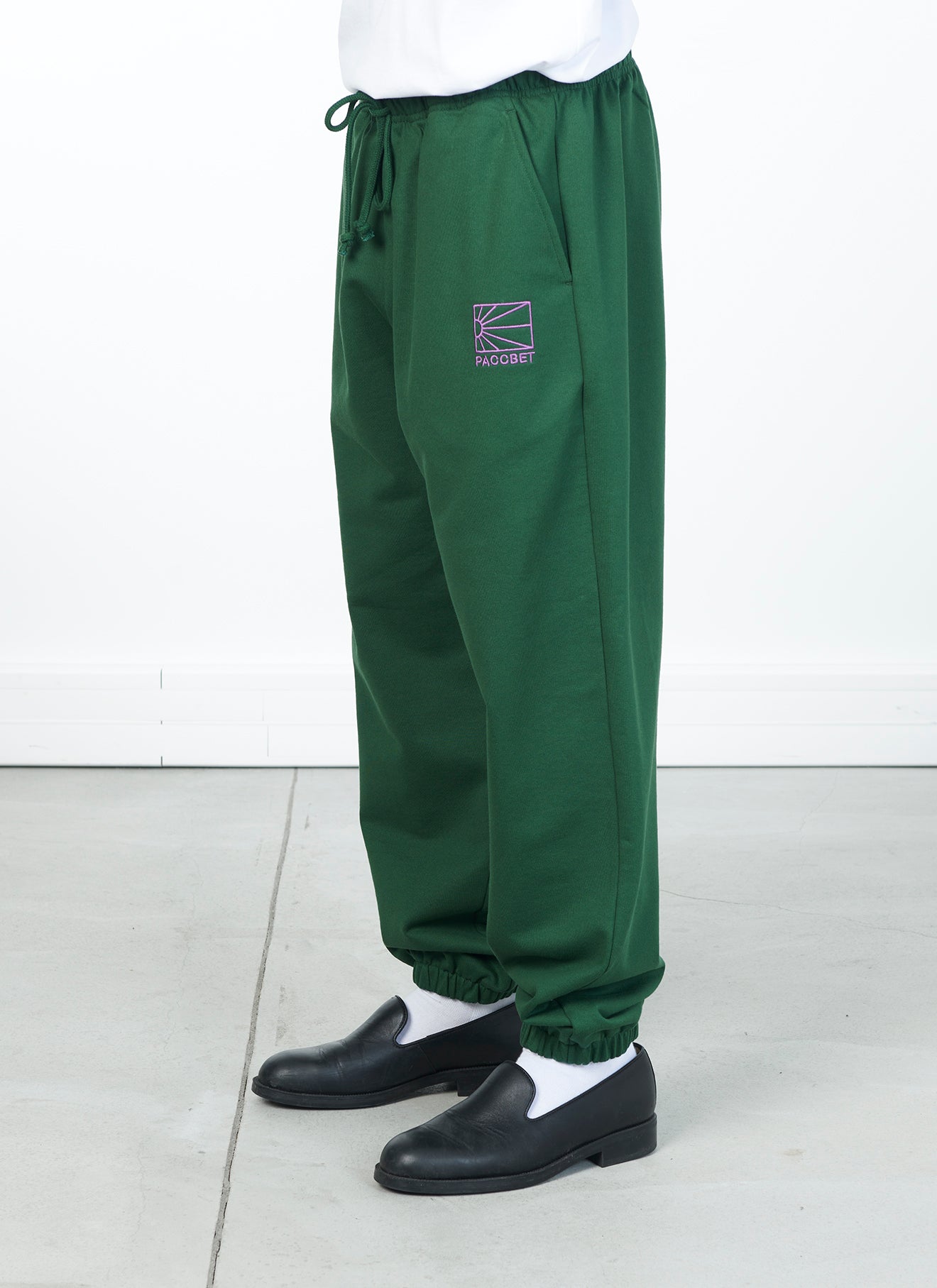 Rassvet Logo Joggers - Dark Green - Crowdless