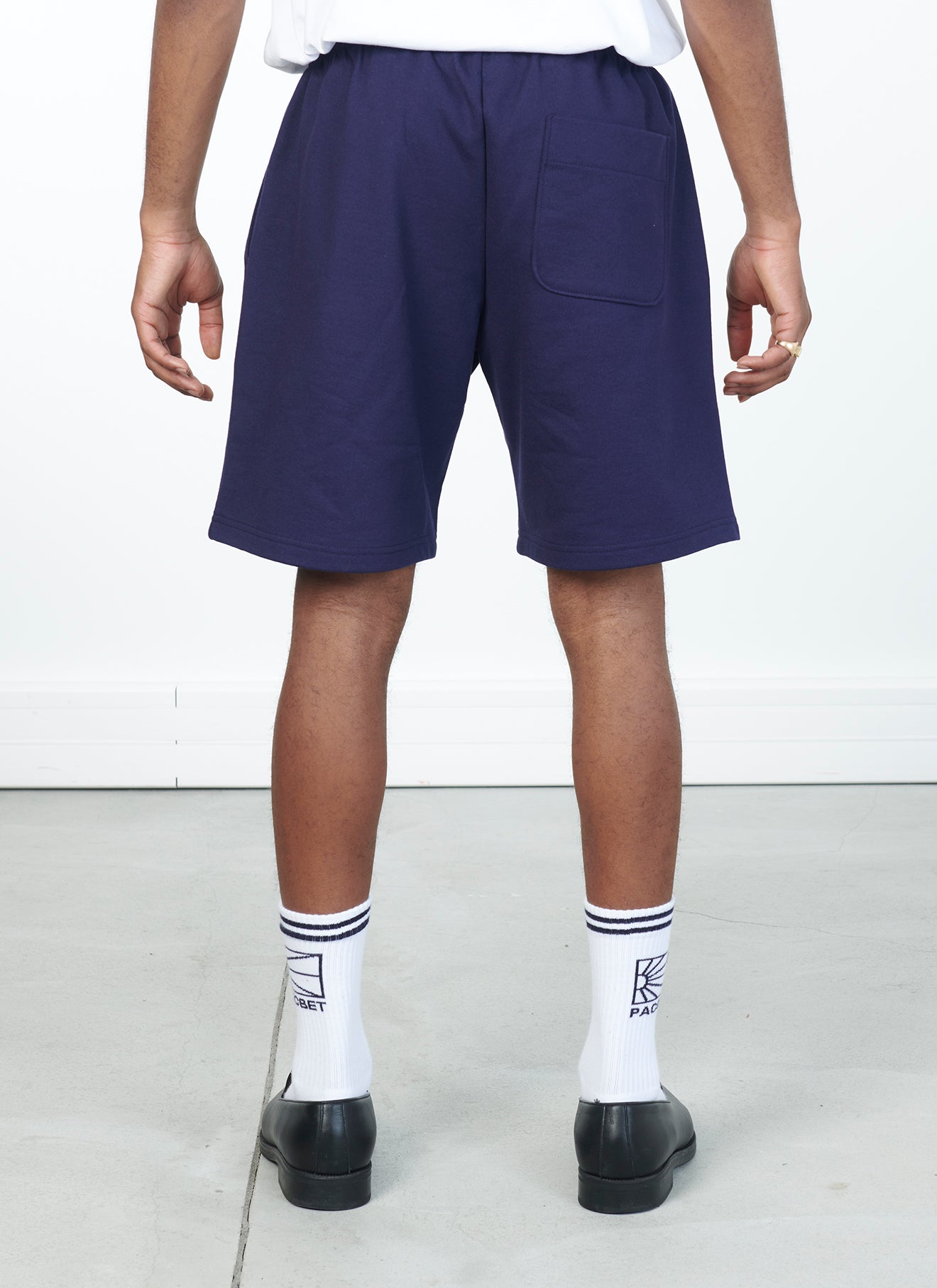 Rassvet Logo Shorts Knit - Navy - Crowdless