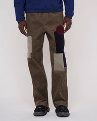 Patchwork Cord Climber Pant - Asphalt