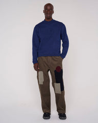 Patchwork Cord Climber Pant - Asphalt
