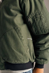 Pop Flight Jacket - Thyme