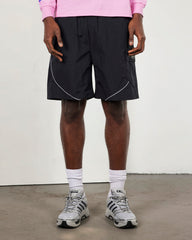 Pleasures Protection Active Shorts - Black - Crowdless